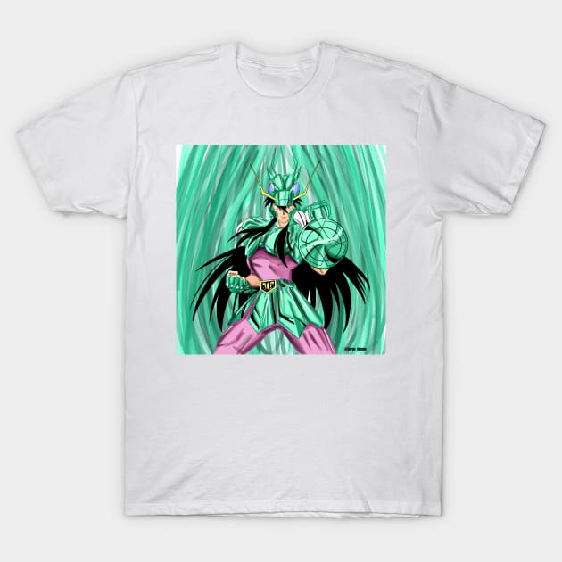 shiryu the dragon saint T-Shirt by jorge_lebeau